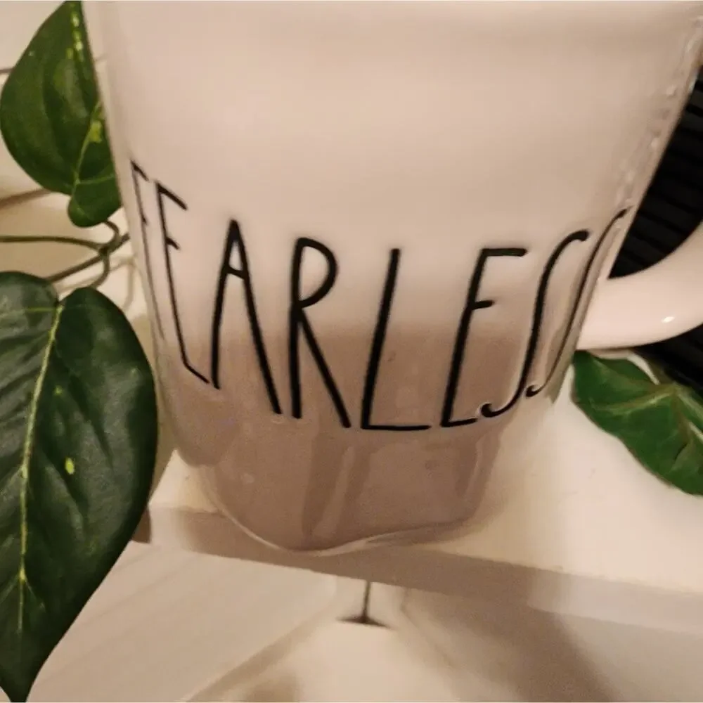 RAE DUNN FEARLESS 20 OZ MUG NEW